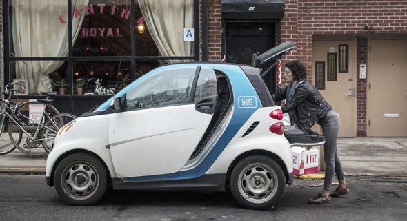 Car2go smartcar. Photo: Bloomberg