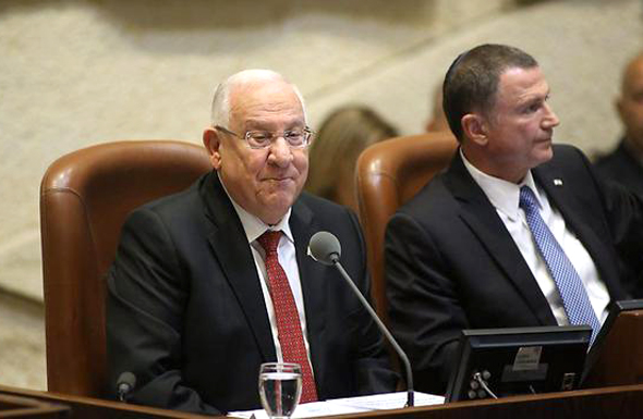 נשיא המדינה רובי ריבלין בפתיחת מושב הכנסת