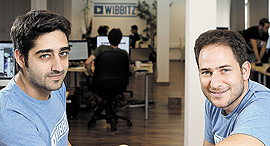Wibbitz founders Zohar Dayan and Yotam Cohen. Photo: Orel Cohen