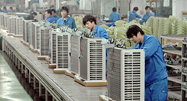 A Haier Electronics factory in Qingdao, China. Photo: EPA