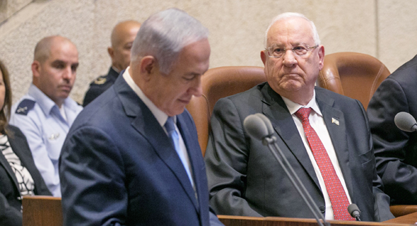 Benjamin Netanyahu and Reuven Rivlin. Photo: Ohad Zwigenberg