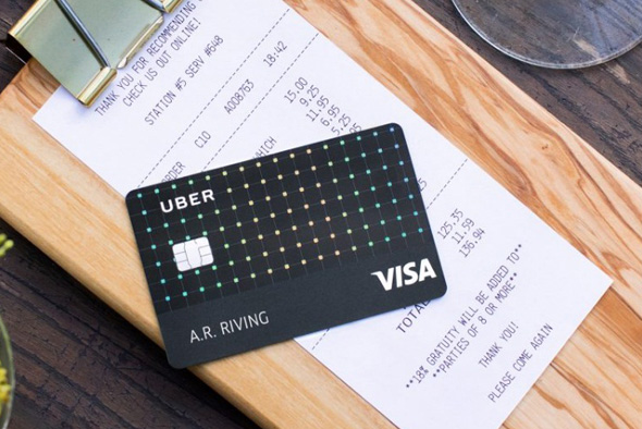 אובר קרדיט כרטיס אשראי ויזה, צילום: UBER