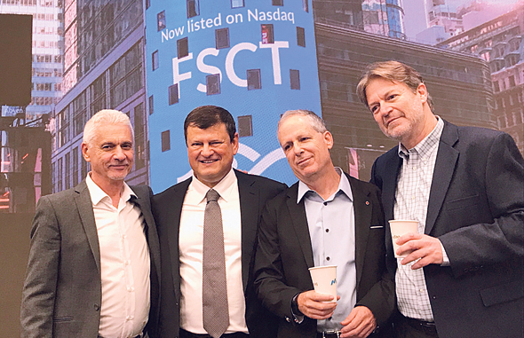 ForeScout's founding team. Photo: ForeScout ForeScout's founding team. Photo: ForeScout