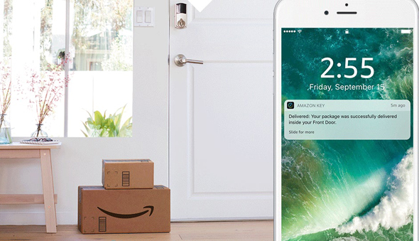אמזון קי Amazon Key אינטרנט מנעול הדברים חבילה, צילום: Amazon