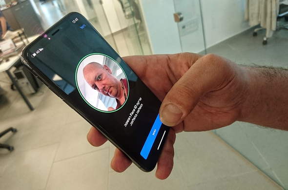 אייפון X סמארטפון אפל זיהוי פנים אייפונים 6, צילום: רפי קאהאן