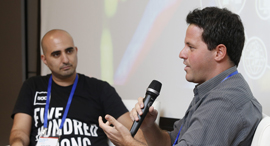 Enigma's Guy Ziskind and 500 Startups' Adam Benayoun