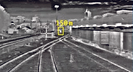 Rail Vision's system. Photo: PR