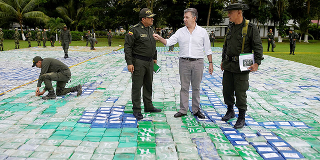 תפיסת הסמים הגדולה בהיסטוריה: קולומביה החרימה 12 טונה של קוקאין‎