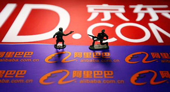 JD.com vs Alibaba (illustration)