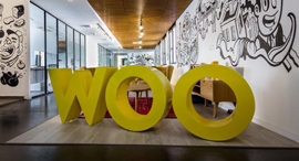 Woo's company office