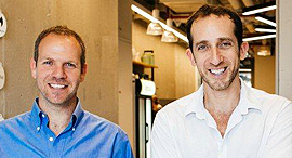 Logz.io co-founders Asaf Yigal (left) and Tomer Levy. Photo: PR