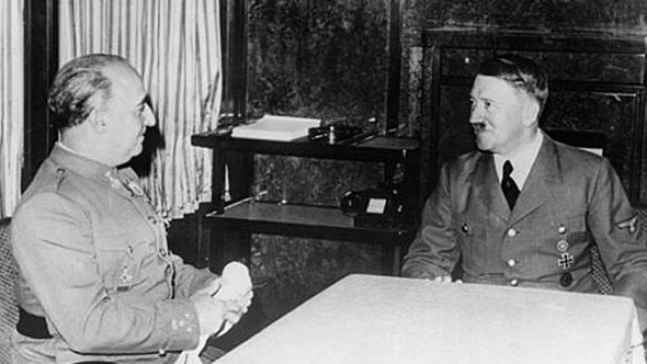 היטלר ופרנקו