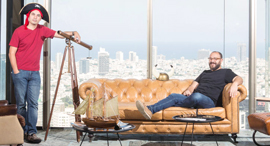 Windward founders Ami Daniel (left) and Matan Peled. Photo: Tomi Herpaz