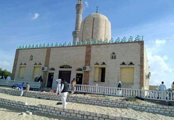 המסגד שבו התרחשה מתקפת הטרור בסיני