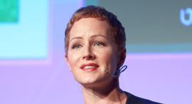 Microsoft’s corporate vice president of cloud platform Julia White . Photo: Orel Cohen