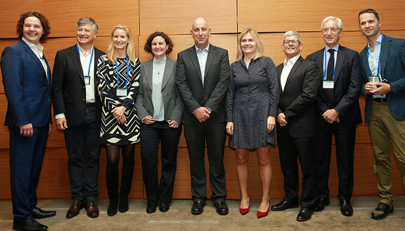 Some of the speakers of Tel Aviv's Scaling Social-Tech Conference. Photo: Orel Cohen