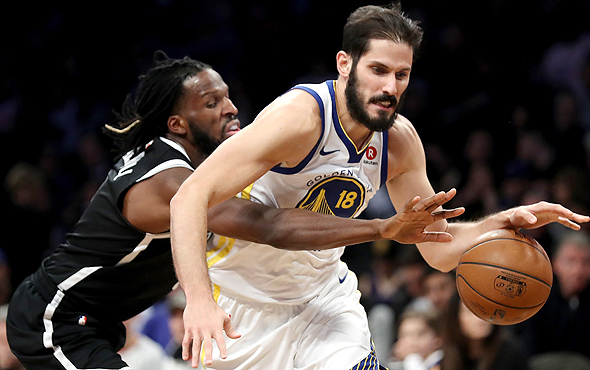 Omri Casspi in Golden States Warriors uniform. Photo: AFP