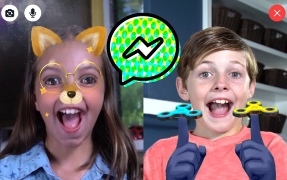 פייסבוק ילדים קטינים Messenger Kids, צילום: TechCrunch