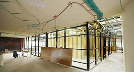 Nir Am's mess hall. Photo: Gadi Kabalo