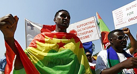 Oromo protests against the Ethiopian government. Photo: Reuters