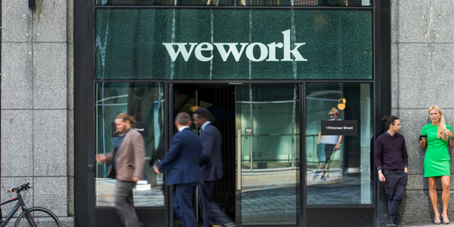 WeWork בבעלות הישראלי אדם נוימן היא מחזיקת המשרדים הגדולה ביותר בלונדון