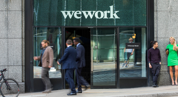 חלל של WeWork בלונדון, צילום: בלומברג