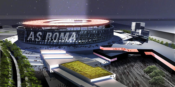 הדמיה של האצטדיון החדש, צילום מסך: Youtube