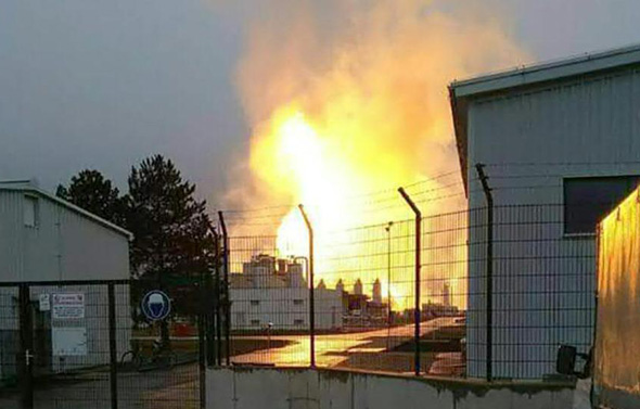 השריפה במתקן הגז באוסטריה