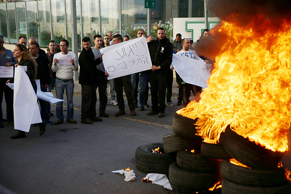 מחאת העובדים בירושלים, צילום: אוהד צויגנברג
