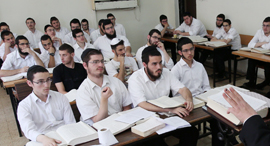 Ultra-Orthodox students, Israel. Photo: Shaul Golan