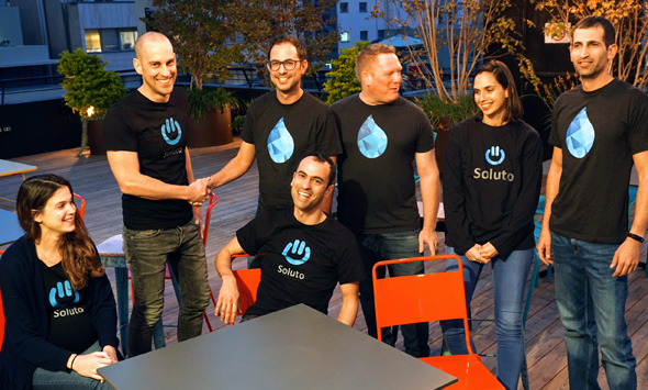 Soluto and Drippler teams. Photo: Noa Meiman