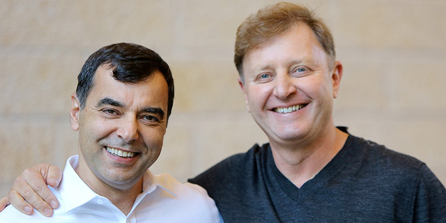 OrCam founders Amnon Shashua (left) and Ziv Aviram. Photo: PR