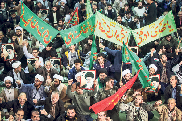 הפגנות באיראן נגד המשטר, צילום: איי אף פי