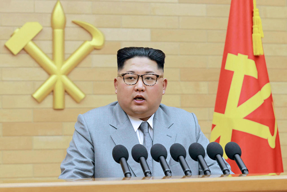 מנהיג צפון קוריאה קים ג'ונג און