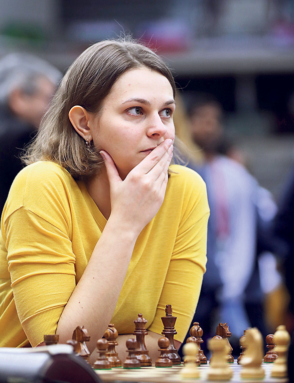 Ukrainian Chess champion Anna Muzychuk. Photo: AFP
