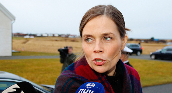 ראש ממשלת איסלנד, קתרין יקובסדוטיר, צילום: אי פי איי