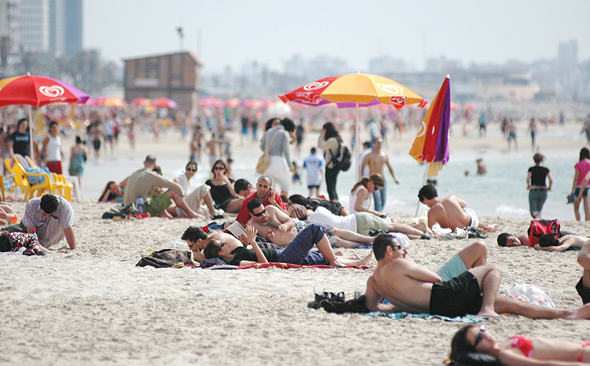 Tel Aviv's beaches. Photo: Bloomberg