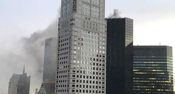 השריפה בטראמפ טאוור, צילום:  TWITTER@NYCPOV