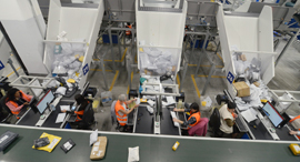 Israel Postal Company's ecommerce center. Photo: Shimon Malul