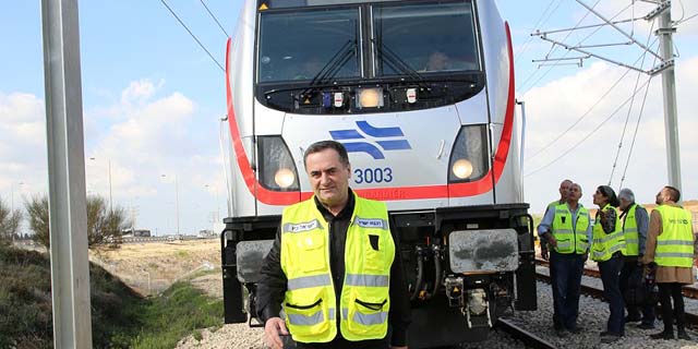 כץ מבטיח: קו הרכבת החשמלי לירושלים יחל לפעול בסוכות
