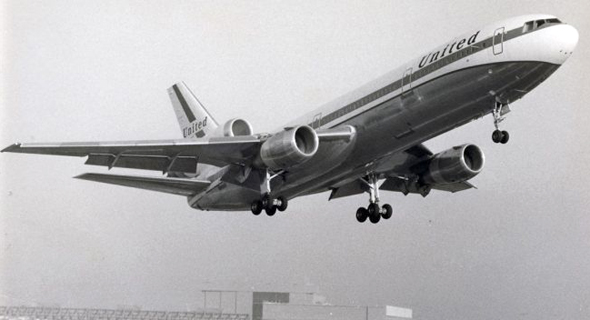 מהיר יותר מהמטוסים של ימינו. מטוס DC10 משנות השבעים
