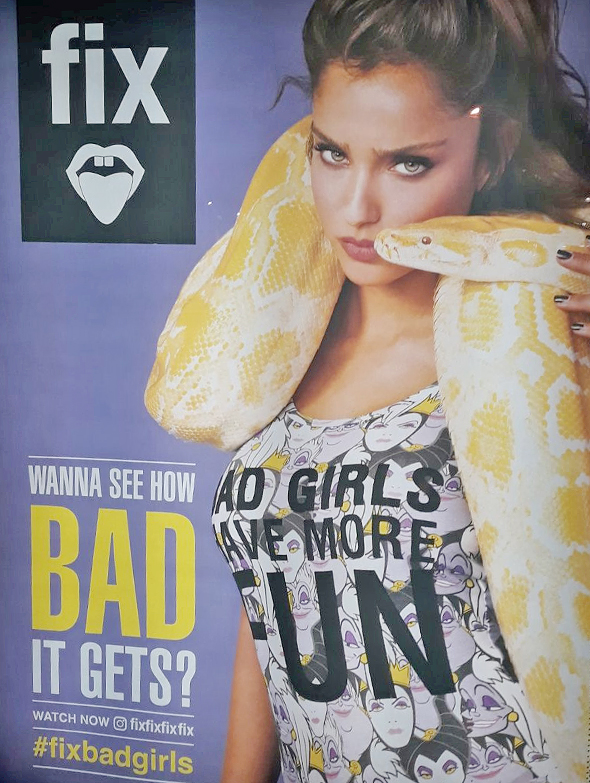 הפרסומת של fix. קוראת לנערות להפוך ללוליטות פתייניות, צילום: ענת ברזילי