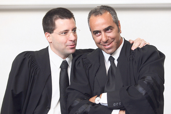 מימין: עורכי הדין אופיר נאור ורנן גרשט ועו"ד רונן עדיני 