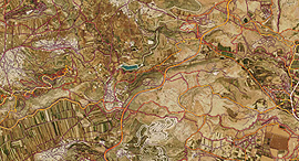 A screenshot of Strava's heatmap surrounding Netafim military base in the north of Israel