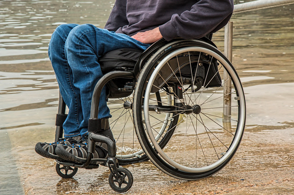 אדם עם מוגבלות, ארכיון, צילום: stevepb-Pixabay