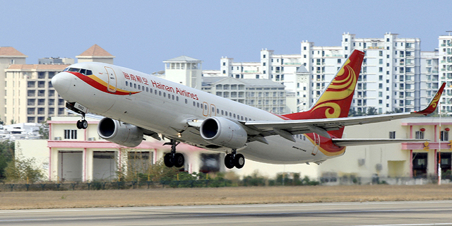 Hainan Airlines to Launch Route Between Tel Aviv and Shenzhen