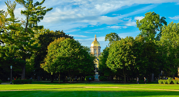 "קל יותר להשכיר נכס הסמוך לאוניברסיטה". אוניברסיטת נוטרה דאם באינדיאנה