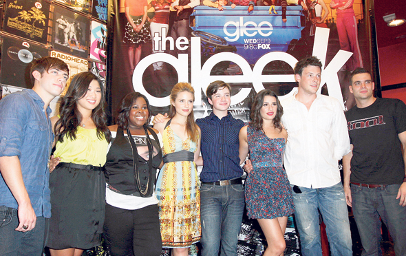 כוכבי Glee בתמונה מ-2009