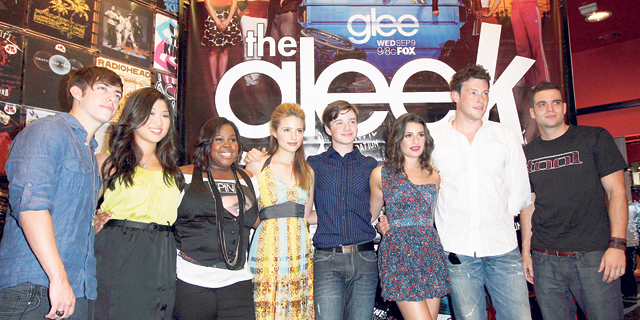 כוכבי Glee בתמונה מ-2009, צילום: איי פי
