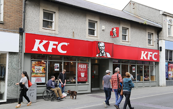סניף של KFC בבריטניה